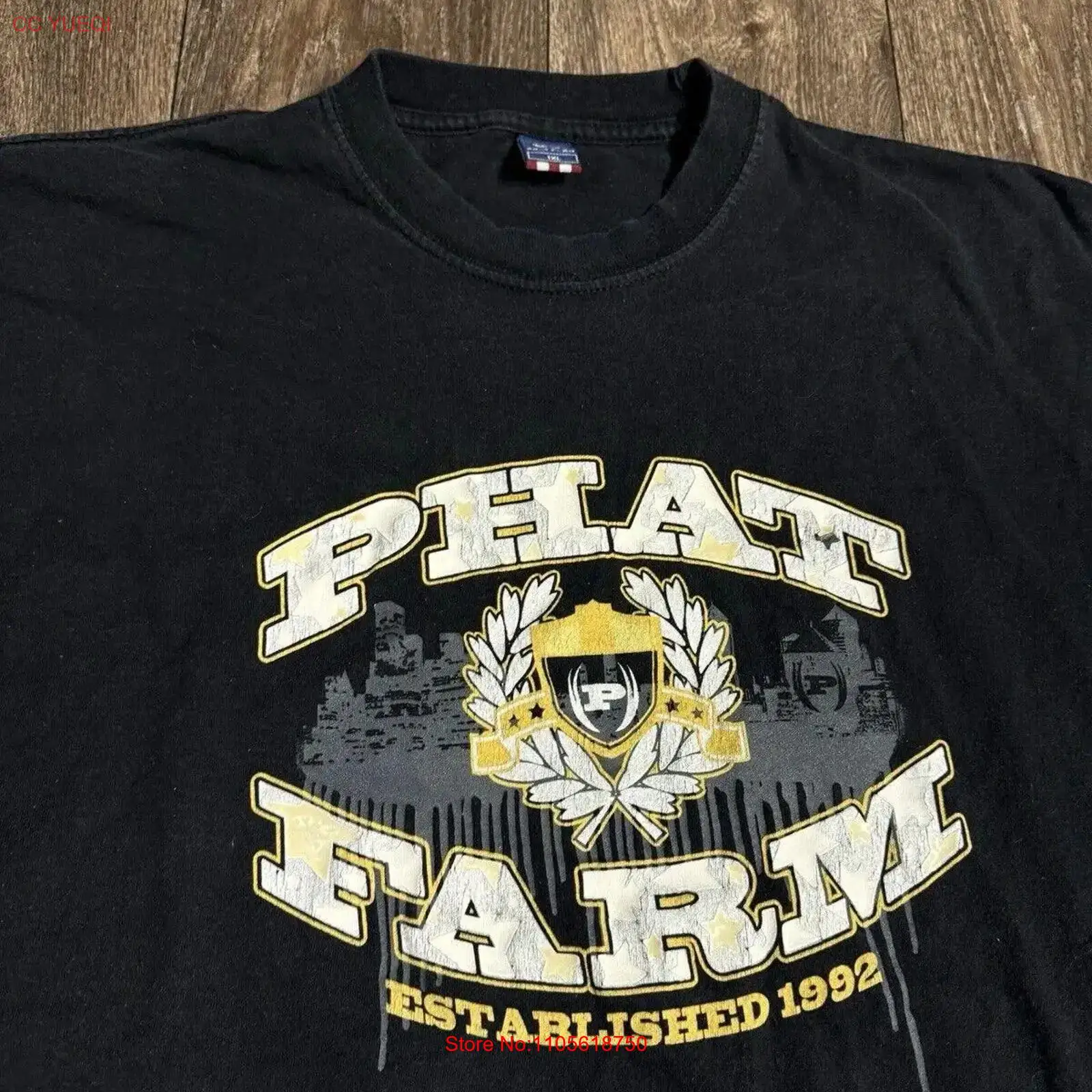 Urban Farming Is - เสื้อยืดวินเทจ Y2K Phat Farm ฮิปฮอป สไตล์ยุค