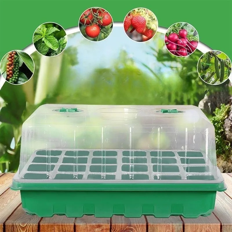 Dome Propagation Kit - ชุดถาดเพาะกล้า 1/5 ชิ้น - ถาดเพาะต้นกล้า 24