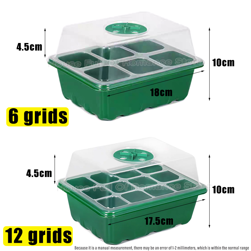 ชุดเพาะเมล็ดพร้อมถาดเพาะ 6/12  - Dome Propagation Kit บทวิจารณ์และราคา