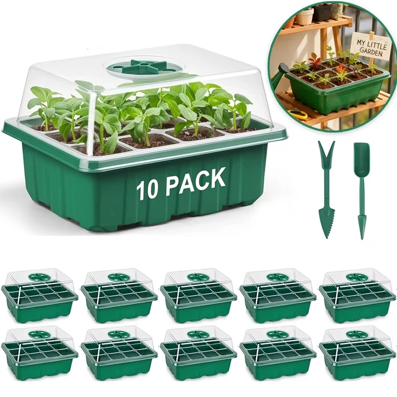 ถาดเพาะเมล็ดพร้อมชุดเรือนเพาะช - Dome Propagation Kit บทวิจารณ์และราคา